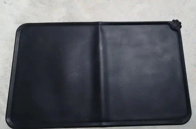 Alfombrilla antideslizante para alimentación de gatos y perros