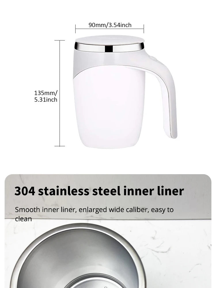 Caneca de café elétrica - agitação automática