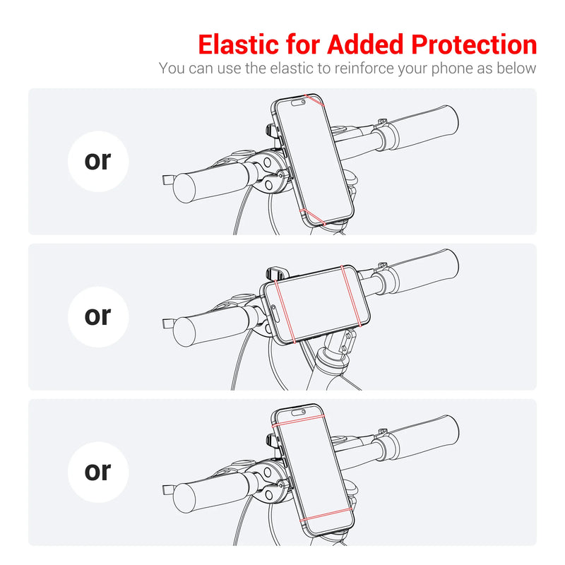 Suporte magnético universal de celular para bicicleta