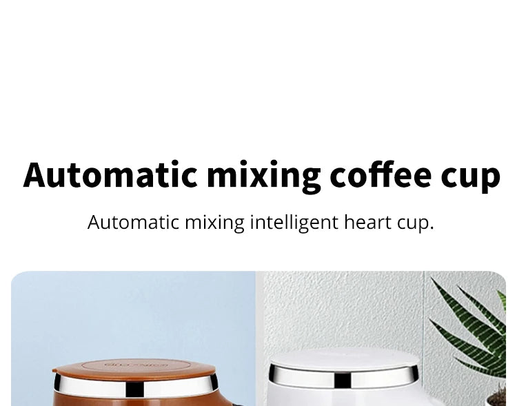 Caneca de café elétrica - agitação automática
