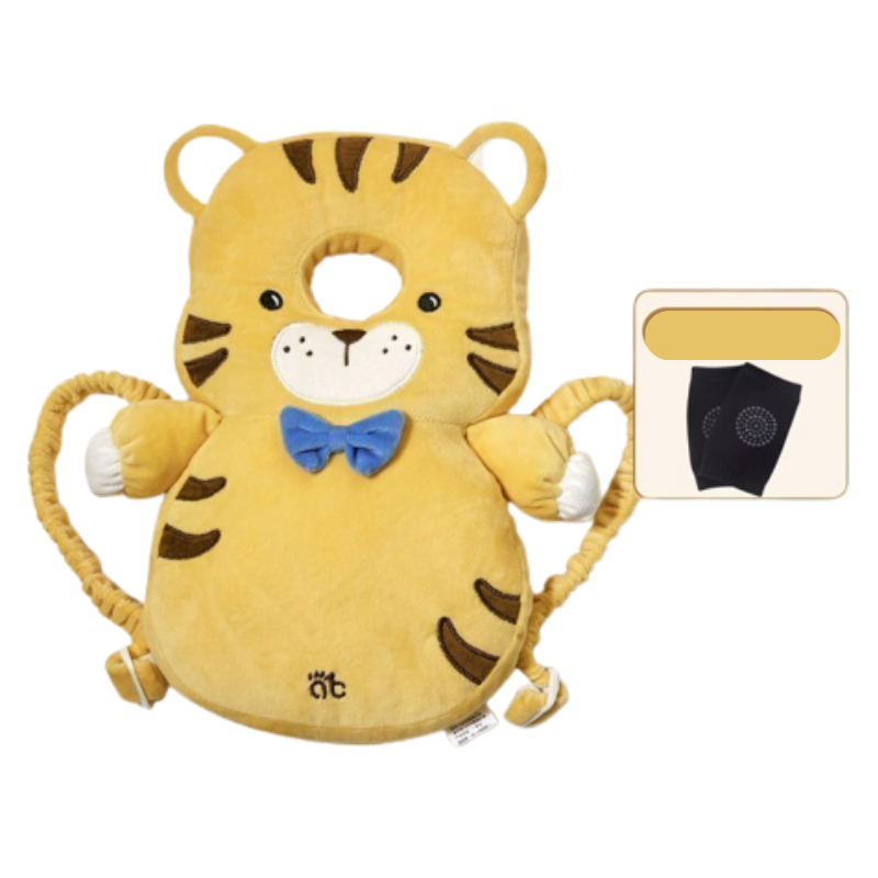 Almohada protectora para la cabeza del bebé + rodillera antideslizante