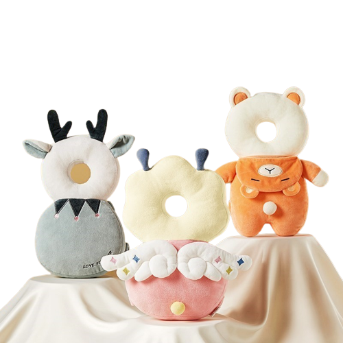 Almohada protectora para la cabeza del bebé + rodillera antideslizante